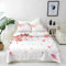 ANHOPE Parure de Lit Japonais Fleur de Cerisier Housse de Couette 260x240 cm avec 2 Taies d'oreiller 65x65 cm Microfibre Literie avec Fermeture Éclair Toutes Saisons