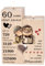 Diamantene Hochzeit Geschenk,Diamantene Hochzeit Deko,60 Hochzeitstag Geschenke - Kerzenständer aus Holz Geschenke,Glücklich 60. Jahrestag Geschenk für Frauen Männer Ihn Ehemann Ehefrau