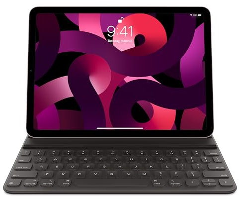 Apple Smart Keyboard Folio (for iPad Pro 11-inch 3-6 Gen and iPad Air 4th Gen) (QWERTY International English) Black (Renewed)