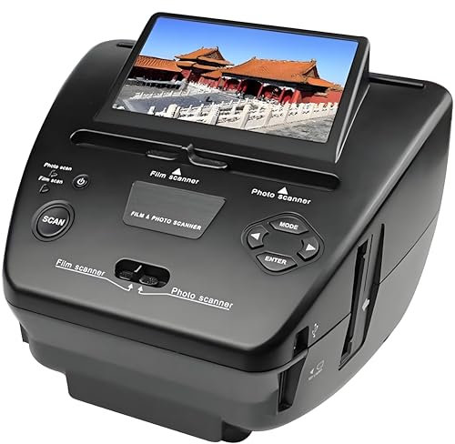 Escáner De Película Digital, Escáner Digital De Película Y Diapositivas, Escáner De Película Y Diapositiva Todo En 1 De 22 MP, Con Pantalla LCD De 5, Convierte Diapositivas Y Negativos De 35 Mm
