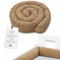 Totsy Baby Seitenschläferkissen Musselin Bettschlange Body Pillow 300 cm Baumwolle - Kopfkissen lang Bettrolle Schlafkissen Nackenrolle Braun B