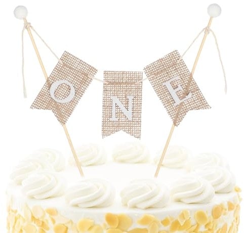 Handmade One Cake Topper, 1st Birthday Cake Topper, 1st Birthday Decorations, Photo Prop, Baby Shower, Best Party Supplies