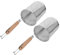 Zerodeko Colador de Pasta Inoxidable 2 Pcs con Mango Ergonómico Cesta para Fideos Cuchara para Espaguetis para Cocinar y Hervir Colador de Cocina