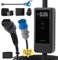 dé Mobile Wallbox/Ladestation 7,4kW [10m|1-phasig|6-32A] mit Einstellbarer Ladeleistung, Ladekabel CEE 32A auf Typ 2 und EV Ladegerät für Model Y/3, ID.3/4/5, MG4, EX30, e-up, e-tron und BEV/PHEV