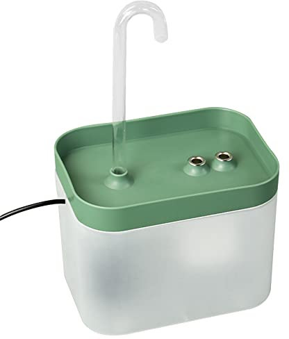 Per Fontana di Acqua Whispering Tranquillo Distributore di Acqua 50 Once Ciotola Automatica Bere Per Gatti Cani Animali Di Piccola Taglia Facile Da C Fontane Ciotola Acqua Potabile Tranquillo Piccolo