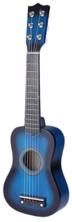 CVUTOVO Guitare acoustique en bois pour garçon, facile à jouer avec une faible action de cordes pour un design de haute qualité sonore