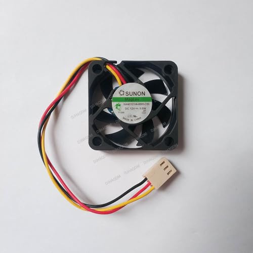 DJHAQDM Compatible pour SUNON HA40101V4-0000-C99 12V 0.8W 40x40x10mm 3-Wire Ventilateur de Refroidissement