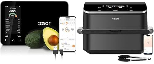 COSORI Smart Kitchen Food Scales Nutrilens, Dual Air Fryer TwinFry