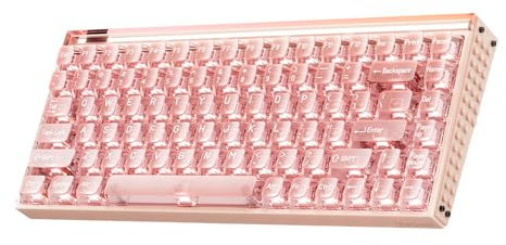 MelGeek MADE84 Ultra+ Wired Hall Effect Magnetic Gaming Keyboard | Rapid Trigger, Adjustable Actuation for FPS Gamers | 75% Layout, Hot-Swap, Backlit Keycaps, SOCD, RGB Lightbox, Aluminum Case