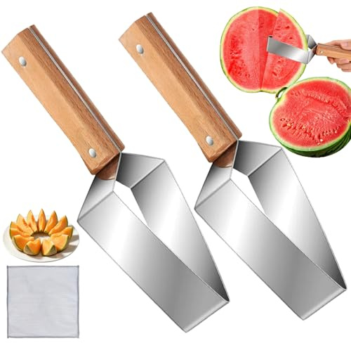2026 New Taglia-Anguria Triangolare, 2 Pzs Affetta Anguria, Attrezzo per Affettare il melone, gadget per la cucina di famiglia