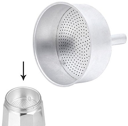 Embudo Cafetera Aluminio Classic/Inducción 9 Tazas