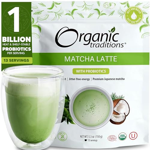 Organic Tradition Latte - Matcha with Probiotics 150g