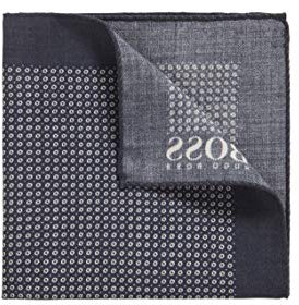 BOSS Herren Einstecktuch Blau ONESIZE