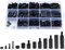 Getue Litorange 320PCS M3 Male Female Nylon Hex Spacer Standoff Screw Nut Threaded Pillar PCB Motherboard Assorted Assortment Kit (Black)