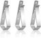 Remote Visor Clips Replacement Garage Door Opener Clip Compatible with Liftmaster Sears Chamberlain Remote Door Openers, Silver (3 Pieces)