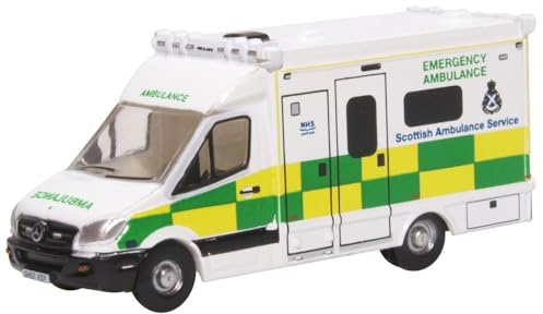 Oxford Diecast 1:148 Mercedes Ambulance Scottish Ambulance Service Collectable model NMA004