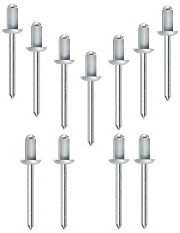 BLISTER 25 PZ RIVETTI A STRAPPO RIVETTO ALLUMINIO testa bombata Ød 6x20 l(mm)
