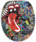 Sanilo Abattant WC, Grande sélection de lunettes de toilette, Finition de haute qualité, Charnières robustes, Fixation facile (Graffiti)