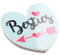 Besties Heart Cupid’s Arrow Novelty Magnet