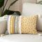 hi-home 1 Stück Boho Kissenbezug, Dekorative kissenbezüge mit Quaste Baumwolle Sofakissen 30x50cm Kissenhülle Dekokissen Kopfkissenbezug Kissen Boho Style für Sofa Schlafzimmer Wohnzimmer (Gelb)