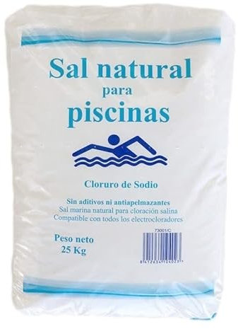 NO DISPONIBLE Sal Marina Natural 25Kg Para Piscinas Sin Aditivo Sal Marina Natural 25Kg Para Piscinas Sin Aditivos