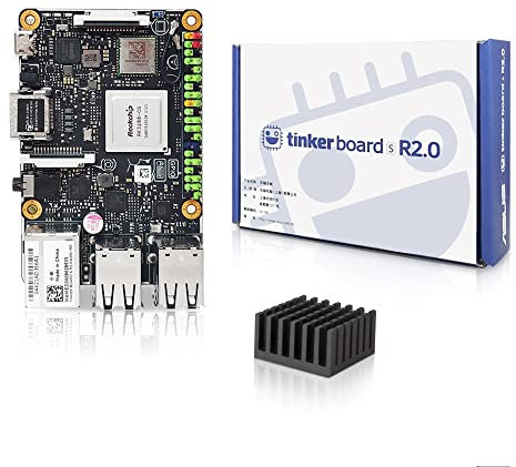 WayPonDEV Tinker Board S R2.0 Single Board Computer RK3288 SoC 1,8 GHz Quad Core CPU, 600 MHz Mali-T764 GPU, 2 GB LPDDR3 & 16 GB eMMC Motherboard
