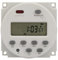 Akozon Interruptor Temporizador con Pantalla Digital 1S ~ 168h 5VA Temporizador pequeño programable 7 días para Control electrónico (12V DC) Accesorio de Repuesto