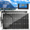 ANUU Panel Solar monocristalino de 400 W/800 W 18 V, Paquete de 2 módulos fotovoltaicos monocristalinos Flexibles de Alta eficiencia para el hogar, Camping, Barco, Caravana, RV,800W