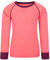 Mountain Warehouse Merino Kids Round Neck Thermal Baselayer Top – Long Sleeve, Lightweight, Antibacterial, Breathable & Quick Dry T-Shirt - Travelling & Outdoors Bright Pink Kids Size 7-8 Years