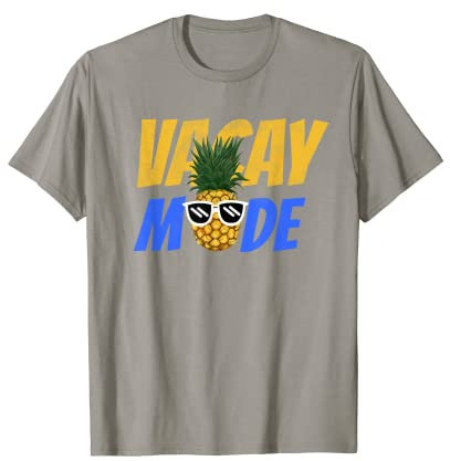 Funny Family Vacation Beach is Vacay Mode Ananas T-Shirt