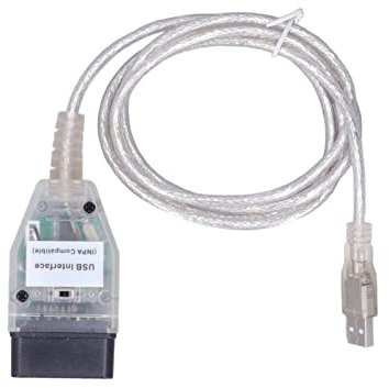Cavo Diagnostico per Auto, Strumento K+DCAN OBD2 Interfaccia USB con Sostituzione Interruttore per Serie 1 E81 E82 E83 E87 E88 20042011 2004‑2011 Accessorio Auto