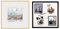 Walther design KV330G New Lifestyle Bilderrahmen, 30x30 cm, gold + Dekoset PC330M DIY