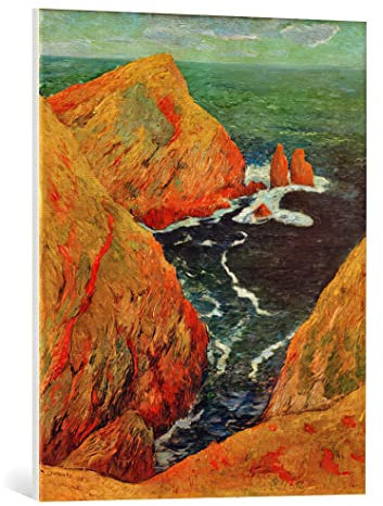 kunst für alle Leinwandbild: Henry Moret Ouessant - hochwertiger Druck, Leinwand auf Keilrahmen, Bild fertig zum Aufhängen, 60x75 cm
