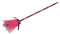 Ciao- Scopa da Strega (85cm, smontabile) con Tulle Bicolore, Rosa/Nero Accessorio Travestimento, Colore, Media, 31456