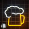 DAJASD Letrero de neón de cerveza, letrero de neón LED, letrero de neón de Beer Cheers, batería alimentada por USB para bares, clubes nocturnos, restaurantes, tiendas, festivales de cerveza