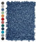 Lashuma Badezimmer Teppich Jeansblau, geeignet für Fußbodenheizung 50x70 cm