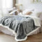 Bedding Aid Waterproof Dog Blankets Bed Protector Covers for Furniture Couch Sofa, Reversible, Soft and Warm