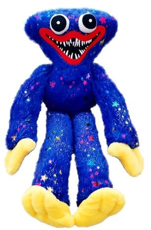 COQOYO Kuscheltier, Poppy Plüschtier Blau, Gruseliges Horror Monster Playtime Stofftier, 40cm Plüschpuppe Lustige Smiling Plushie Action Figure Spielzeug, Geburtstag Geschenke für Kinder
