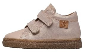 Naturino Sneakers in Pelle e Suede, Rosa Cipria 32