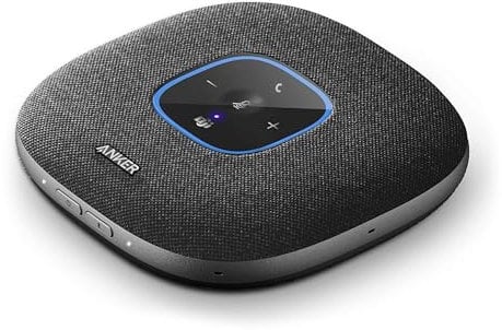 Anker PowerConf S3 MS Konferenzlautsprecher, MS Teams Zertifiziert, 6 Mikrofone, Optimiertes Voice Pickup, 24h Gesprächszeit, App-Steuerung, BT 5.3, USB C(Generalüberholt)