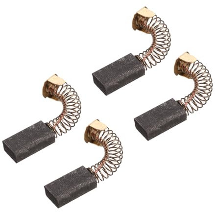 QUARKZMAN 4Pcs YD6-11-19 Escobillas de Carbón para Motor, 19x11x6mm Cepillos de Carbón para Herramienta Eléctrica, Reemplazo de Reparación de Angular Amoladora Mesa Sierra Taladro de Mano