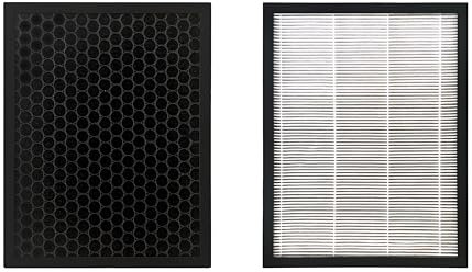 Amig - Filtro Hepa H11 para Deshumidificador MIST - Filtro de carbón activado compatible con deshumidificador MIST - Medidas: 256 x 197 x 18 mm - Filtro 2 en 1: HEPA + Carbon Activo 70% - Nivel H11