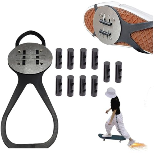 Cubrecalzado de yesca chispeante para monopatín y motocicleta, herramienta de chispa por fricción para bicicleta, pastillas de yesca para bicicleta, accesorios para monopatín, cubiertas de zapatos de