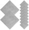 Uonlytech 10 Pezzi Autoadesivi Stacca E Incolla Piastrelle Per Pavimenti 60X60 Cm Adesivi Per Pavimenti In Marmo Pavimenti In Vinile Fai Da Te Per Bagno Cucina Grigio