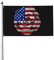 Drapeau américain Rose Drapeau 3x5 Ft Bannière Affiche Toile de fond décorative Décoration murale Polyester S'applique au jardin Cour Maison Dindoor Extérieur