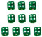 CPAOWEHF Acryl 16mm Würfel Set Bunte Sechsseitige Würfel Würfel Mit Punkten Spielquadratblock Kinder Mathematikunterricht Lernspielzeug