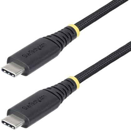 StarTech 1m/3ft USB-C to USB-C Charging Cable, Black (S2CEPR1M-USB-CABLE)