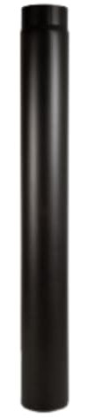 Tubo Lineare Verniciato per Fumisteria – in Acciaio al Carbonio SP. 20/10 - per Stufa a Legna - Lunghezza 1000mm (120 mm)