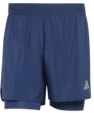 adidas Men's adi365 Running Essentials 2in1 Shorts, tech Indigo, L