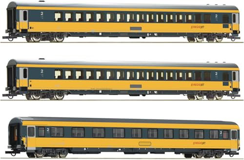Roco 6200082 H0 3er Set Personenwagen, RegioJet, Ep. VI